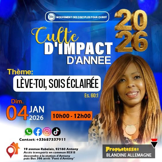 Bien commencer 2026 : Retour sur notre Culte d’Impact d’Année !